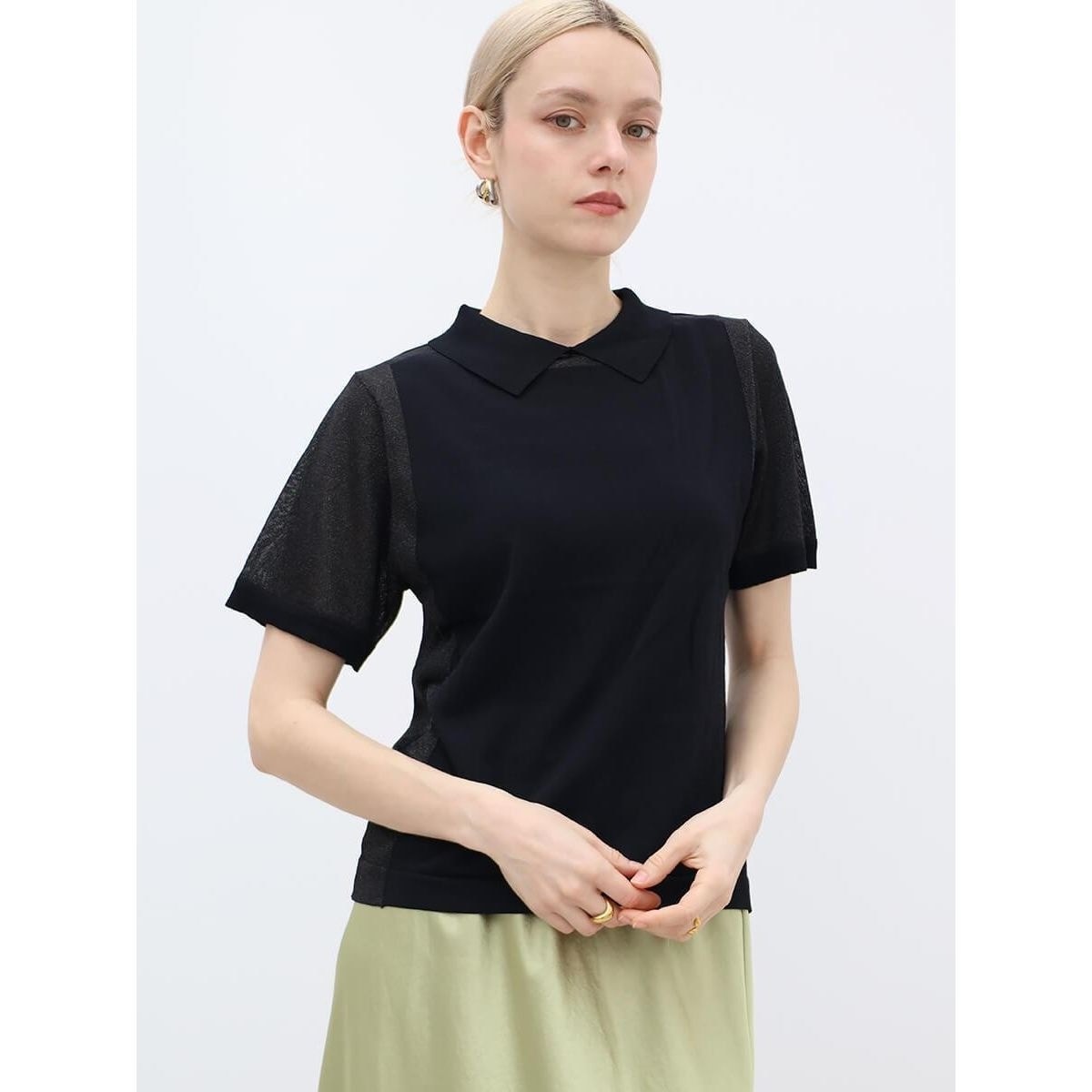 【新品未使用】【定価16500円】ヤマダヤ トップス 新品未使用】ヤマダヤ FENNEL【定価16 500円】リブニットプルオーバー