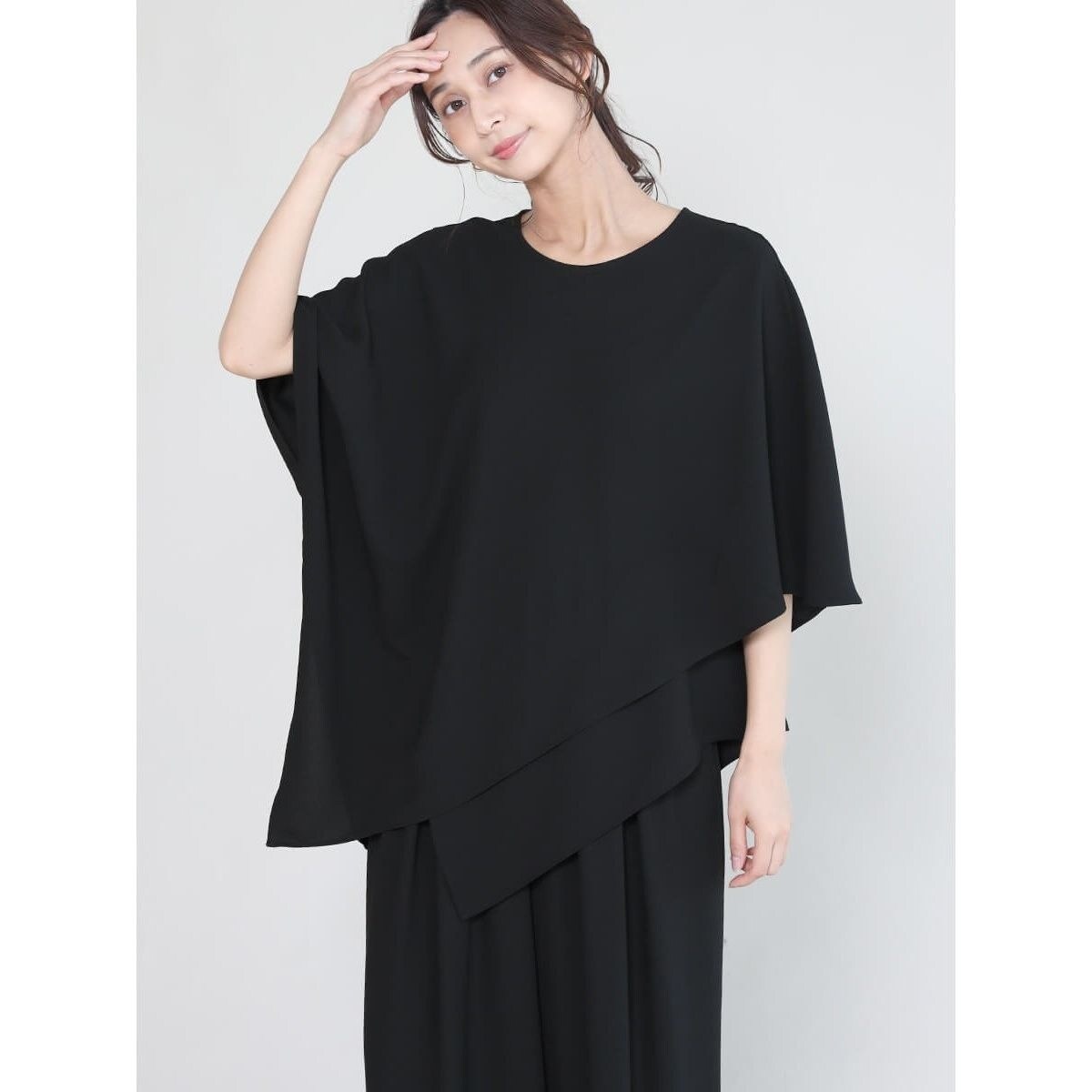 アシンメトリージョーゼットブラウス | フェンネル(FENNEL) | マルイ