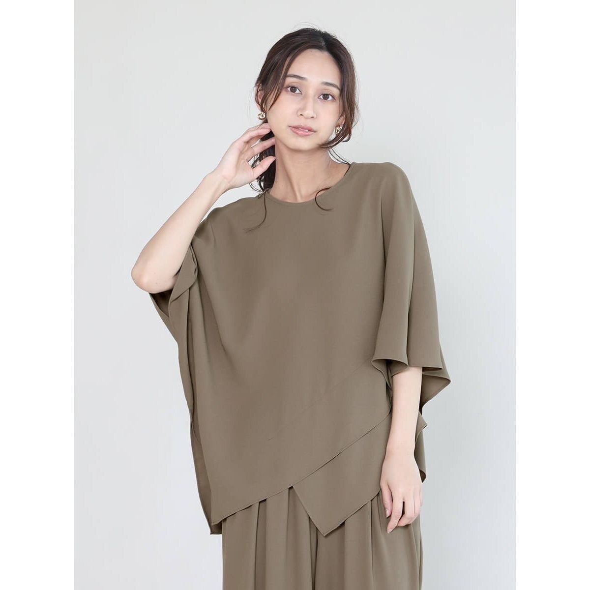 アシンメトリージョーゼットブラウス | フェンネル(FENNEL) | マルイ