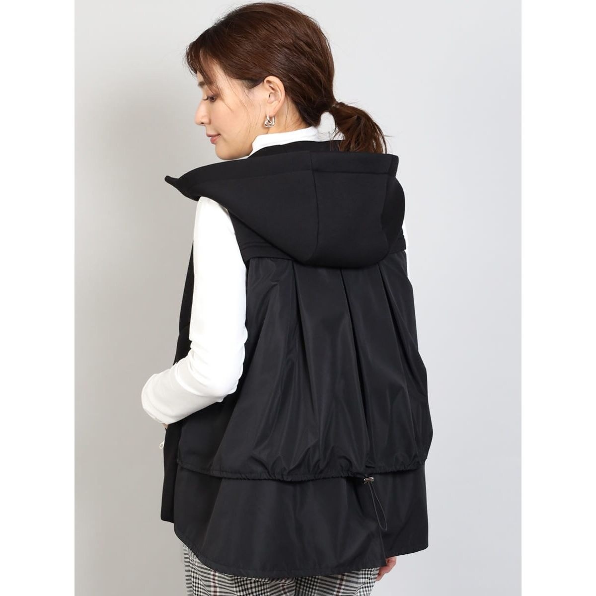 simple　FENNEL　異素材ミックス 切替ドッキングダウンベスト 異素材切替ダウンベスト | フェンネル(FENNEL) | マルイウェブチャネル