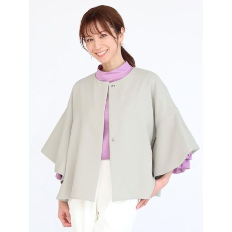 スコットクラブ、ヤマダヤ、FENNEL ファー付きポンチョ・ケープコート 