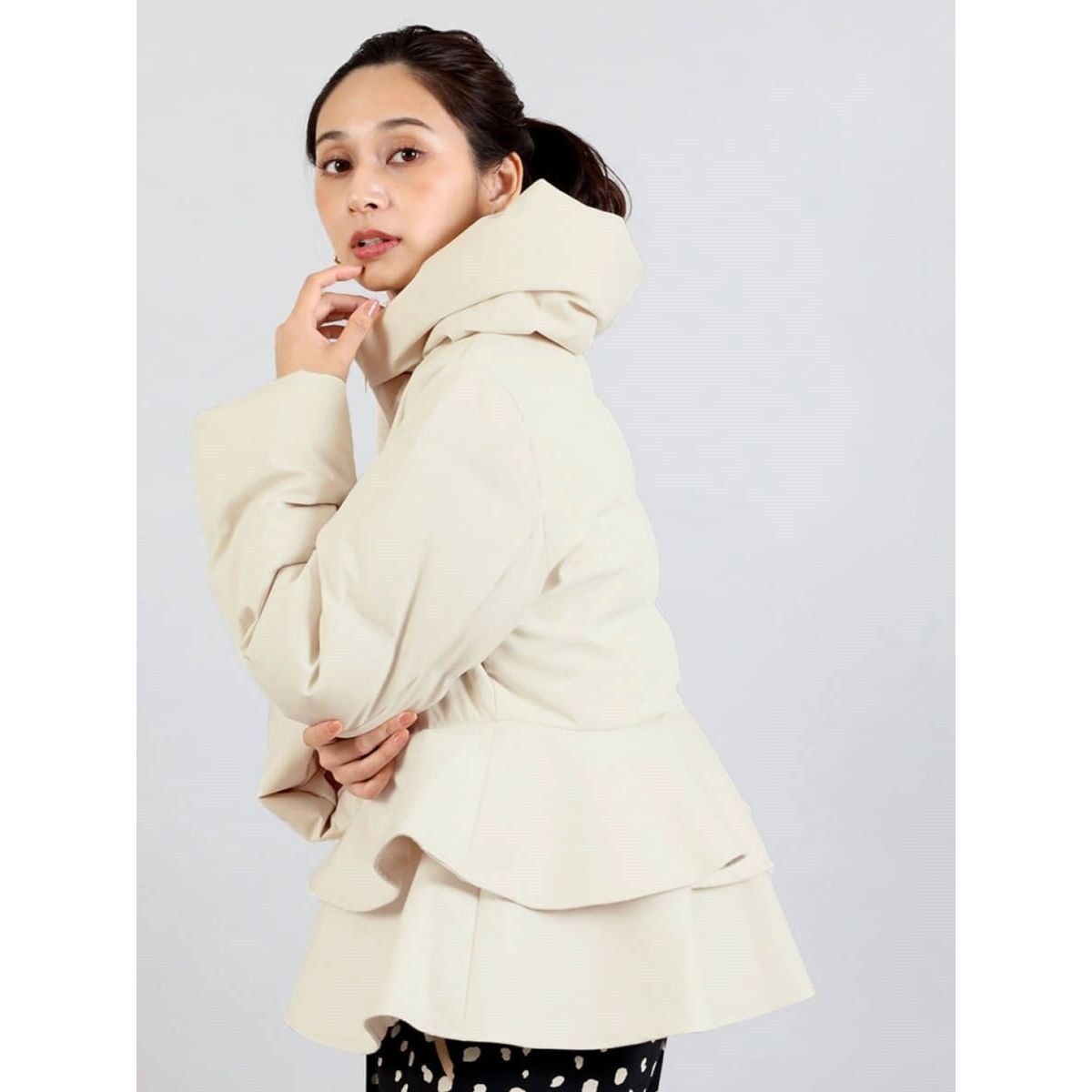 ペプラムデザインダウンジャケット | フェンネル(FENNEL) | マルイ