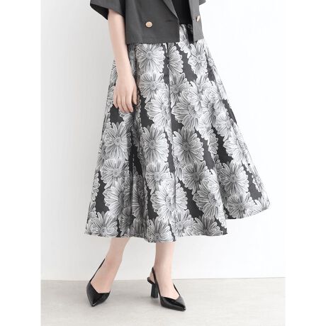 サンフラワー柄ボリュームスカート | フェンネル(FENNEL) | マルイ  