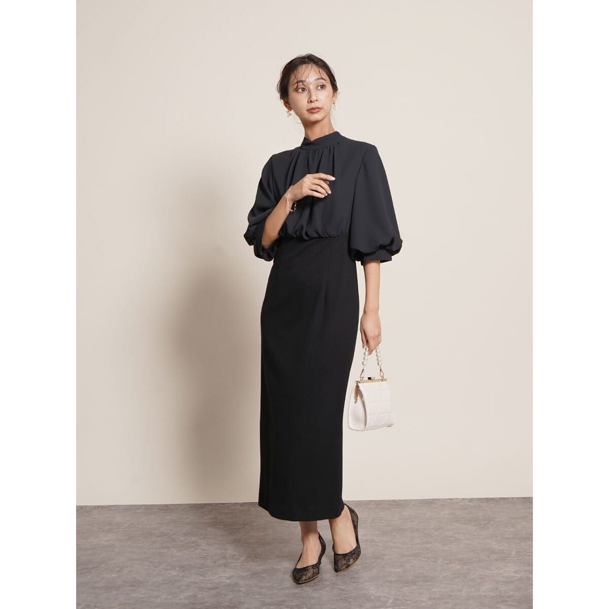 レイヤードライクフロントレースワンピース | フェンネル(FENNEL