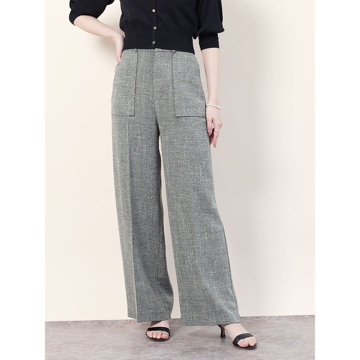 フェンネル（FENNEL）/センタープレスツイードワイドパンツ センタープレスツイードワイドパンツ | フェンネル(FENNEL) | マルイ