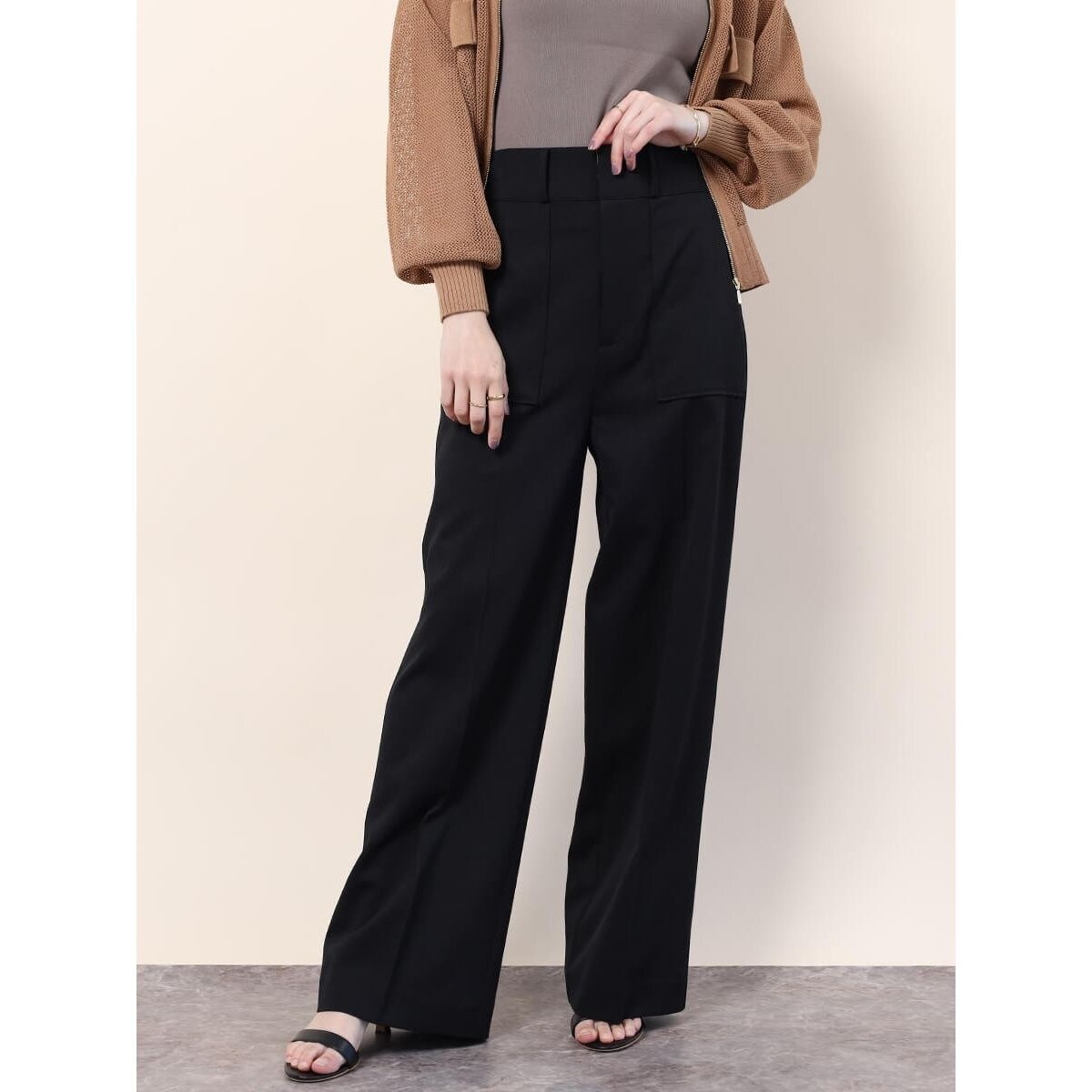 センタープレスワイドパンツ | フェンネル(FENNEL) | マルイウェブチャネル