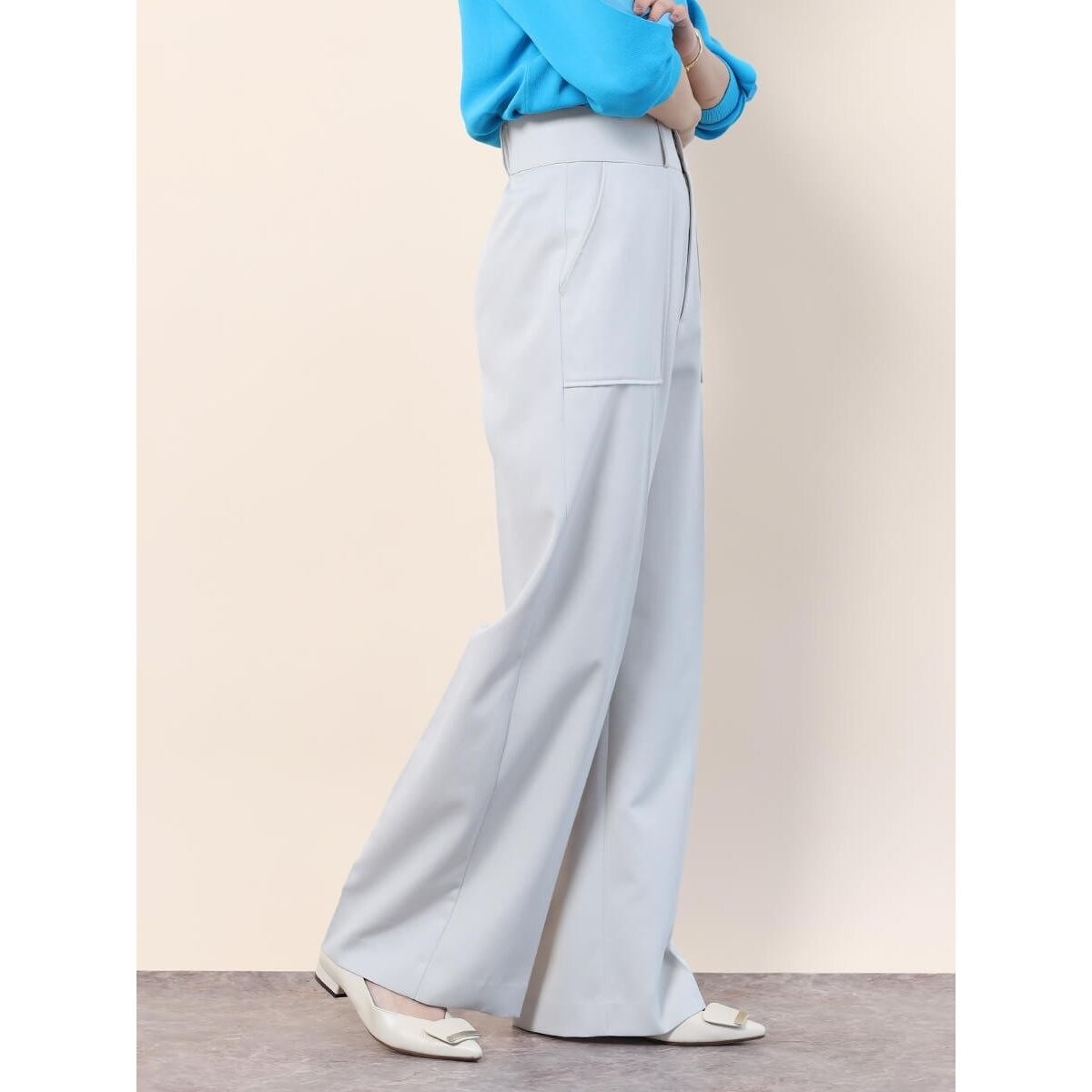 センタープレスワイドパンツ | フェンネル(FENNEL) | マルイウェブチャネル