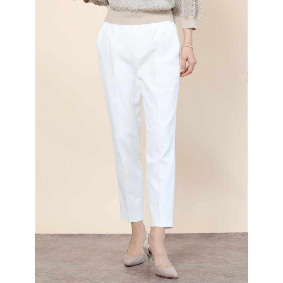 フェンネル（FENNEL）/センタープレステーパードパンツ リネンミックスセンタープレステーパードパンツ | フェンネル(FENNEL