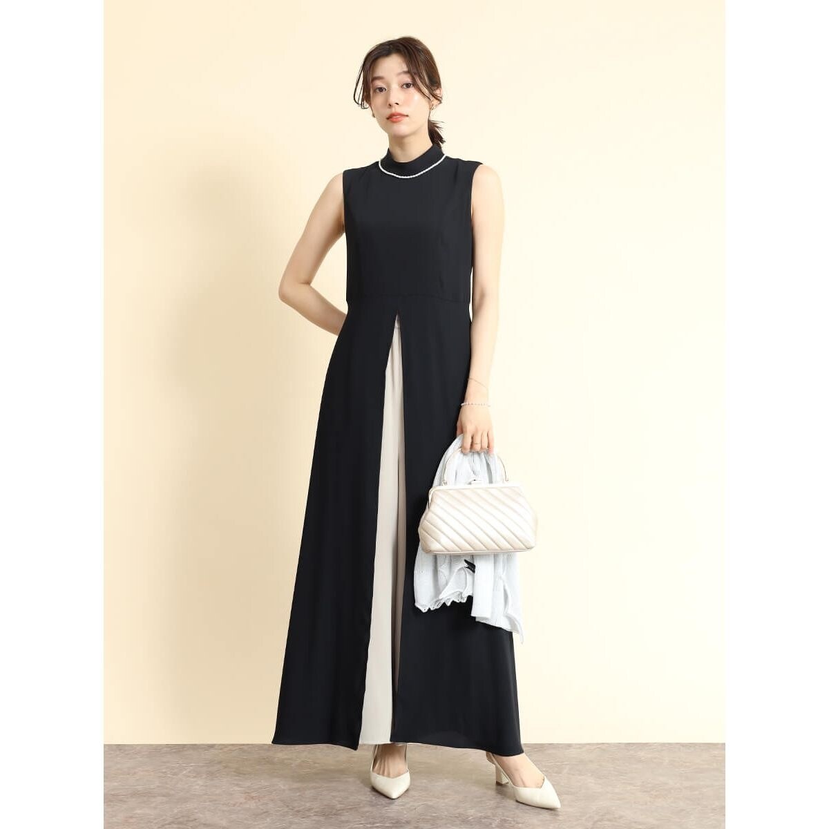 フェンネル（FENNEL）/バイカラーインパンツワンピース バイカラーインパンツワンピース | フェンネル(FENNEL) | マルイウェブ