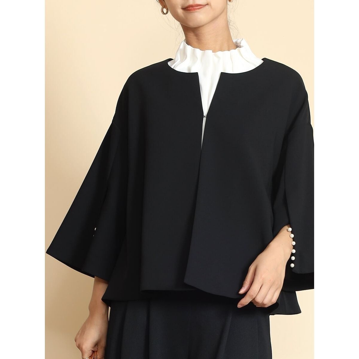 ラインパールスリーブケープジャケット | フェンネル(FENNEL) | マルイ