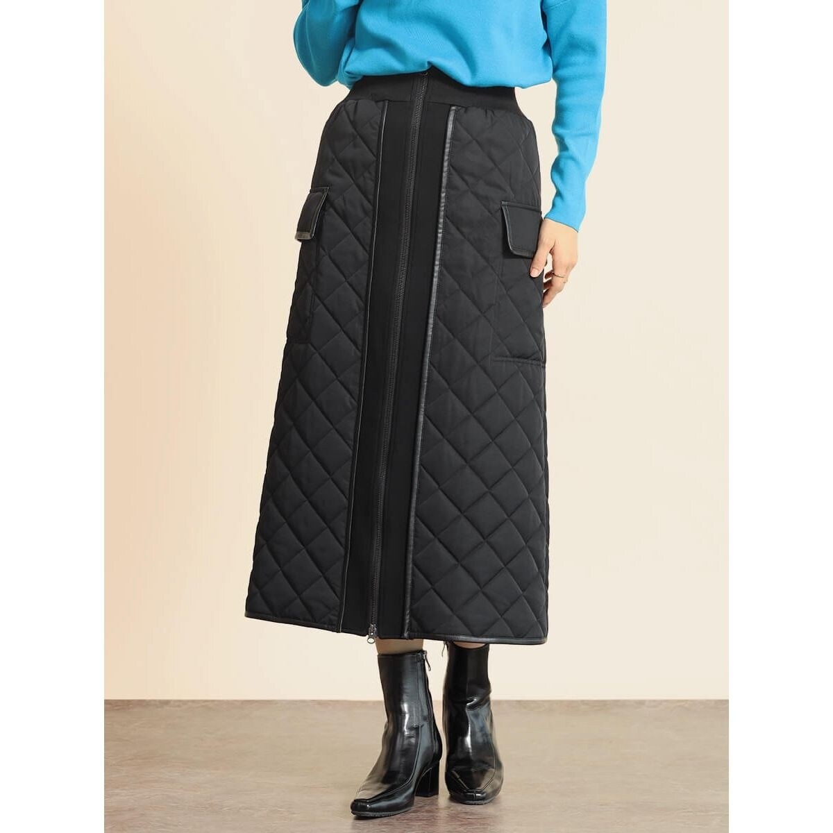 フロントZIPキルティングスカート | フェンネル(FENNEL) | マルイ