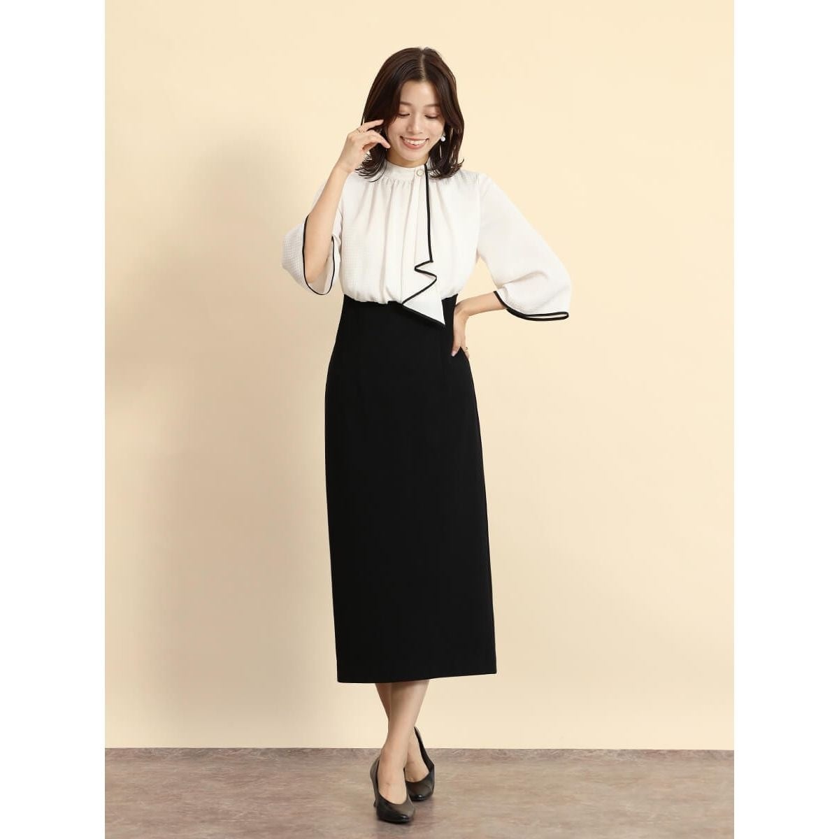 レイヤードライクフロントレースワンピース | フェンネル(FENNEL