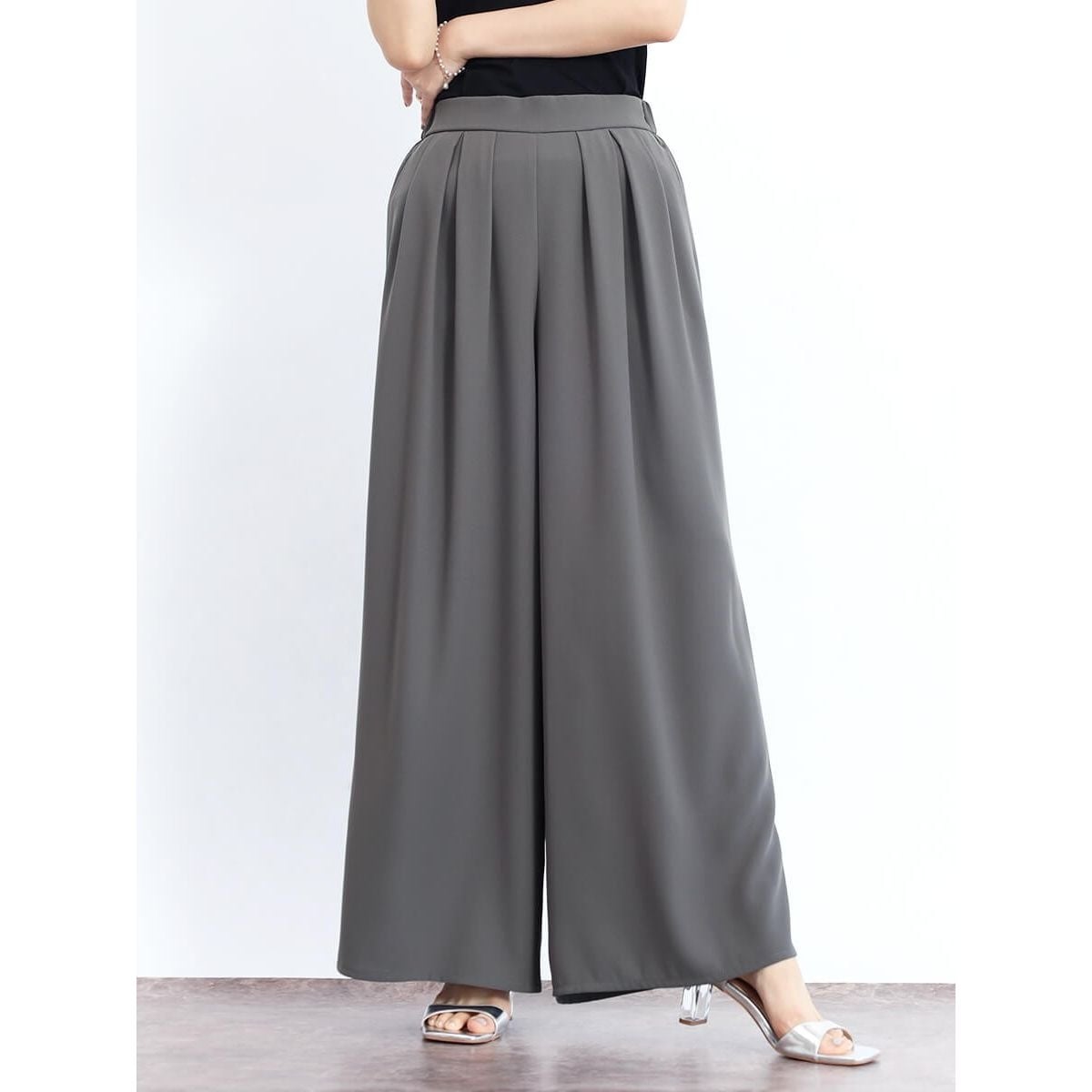 フェンネル（FENNEL）/サイドプリーツワイドパンツ サイドプリーツワイドパンツ | フェンネル(FENNEL) | マルイウェブチャネル