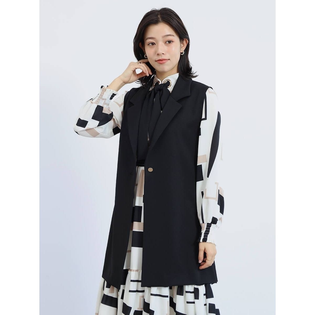 専用24000円新品フェンネル FENNEL ジャガードチュニックジレ フェンネル(FENNEL) レディース ベスト・ジレ の一覧 | マルイ