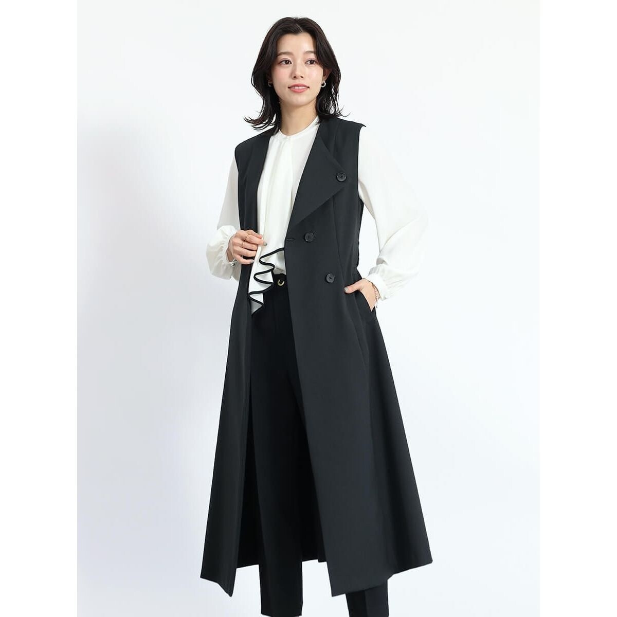 フェンネル（FENNEL）/アシンメトリーラペルジレワンピース アシンメトリーラペルジレワンピース | フェンネル(FENNEL) | マルイ