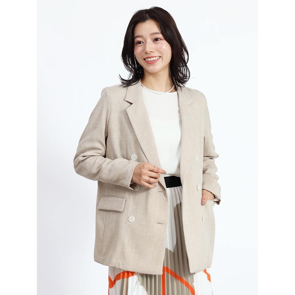 麻混ドライツイルダブルジャケット | ノーリーズ(NOLLEY'S