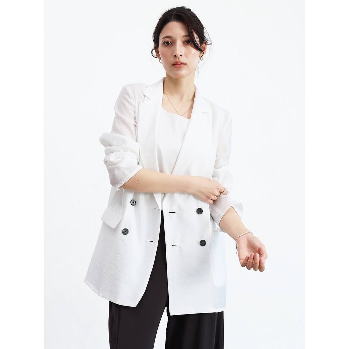 今期新品　FENNEL ラッフルスリーブミドル丈コート　ジャケット　春物 楽天市場】【送料無料】トレンチコート レディース スプリング