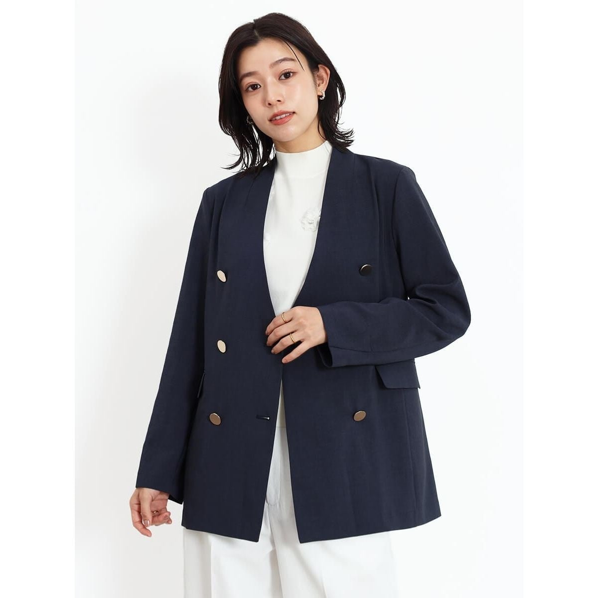 ヤマダヤ ストア(YAMADAYA STORE) レディース ノーカラー