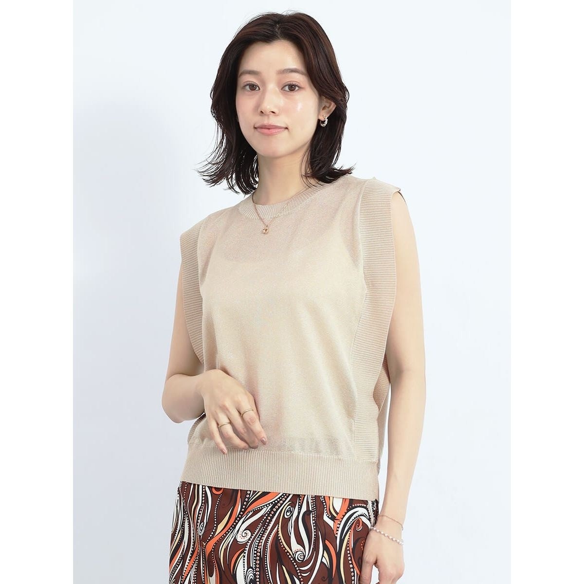 新品❤️FENNEL ニット　フェンネル フェンネル FENNEL マルチカラーニットトップス（セットアップ