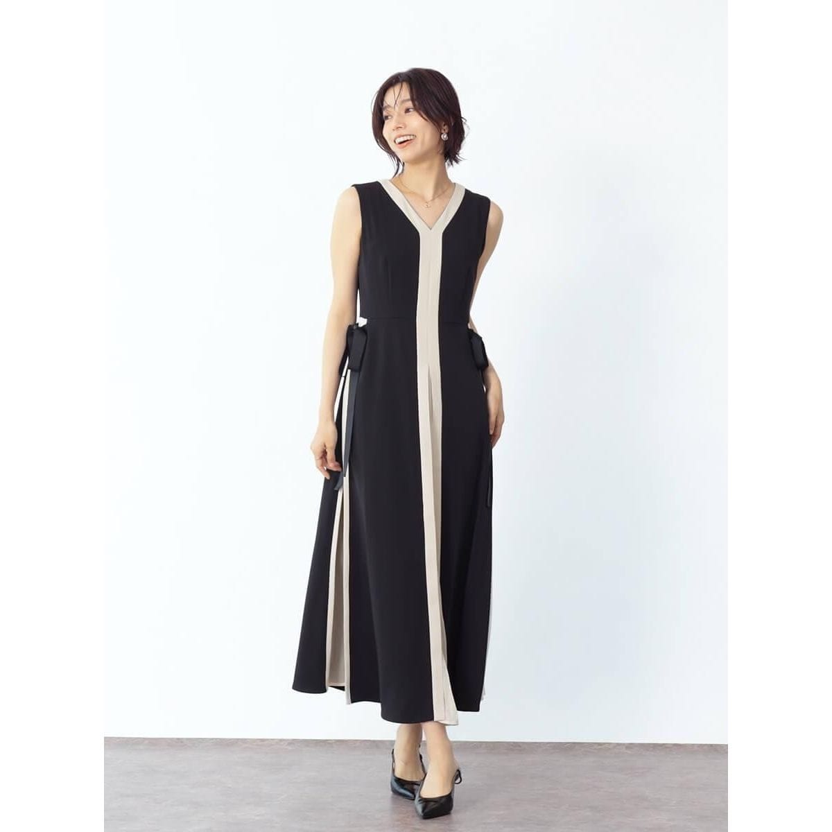 新品タグ付き▪️ヤマダヤプリーツワンピース9号M検レース オーガンジー ヤマダヤ ストア(YAMADAYA STORE) レディース ワンピースドレス