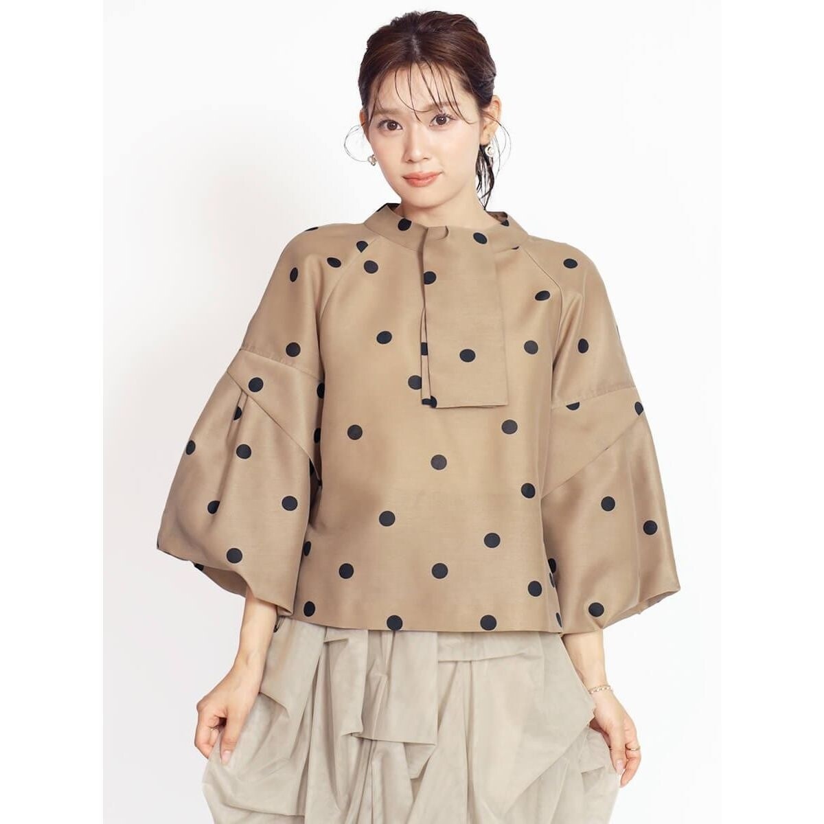 フェンネル（FENNEL）/ボウタイドットブラウス ボウタイドットブラウス | フェンネル(FENNEL) | マルイウェブチャネル