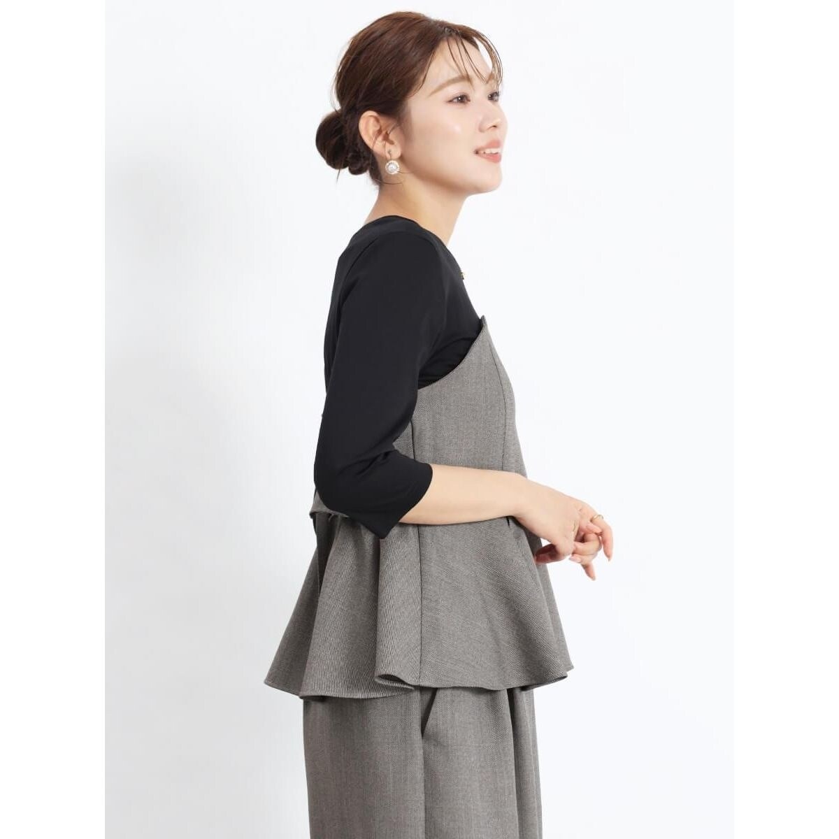 ペプラムビスチェドッキングTシャツ | フェンネル(FENNEL) | マルイ