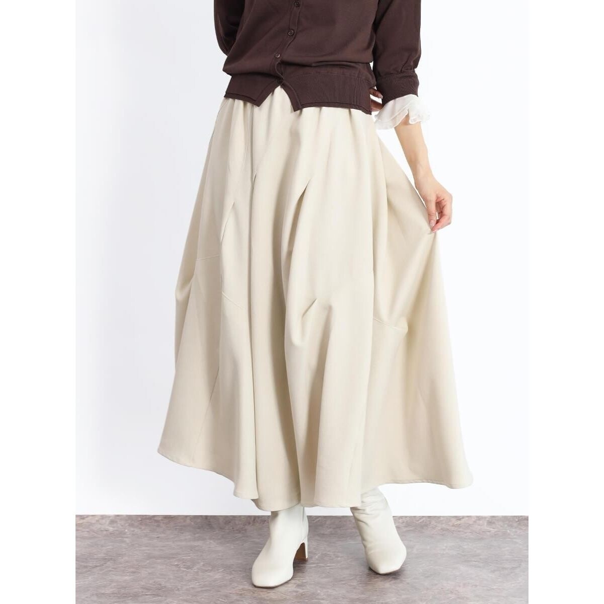 ヤマダヤ　ジオメトリックボリュームタックスカート　FENNEL ジオメトリックボリュームタックスカート | フェンネル(FENNEL