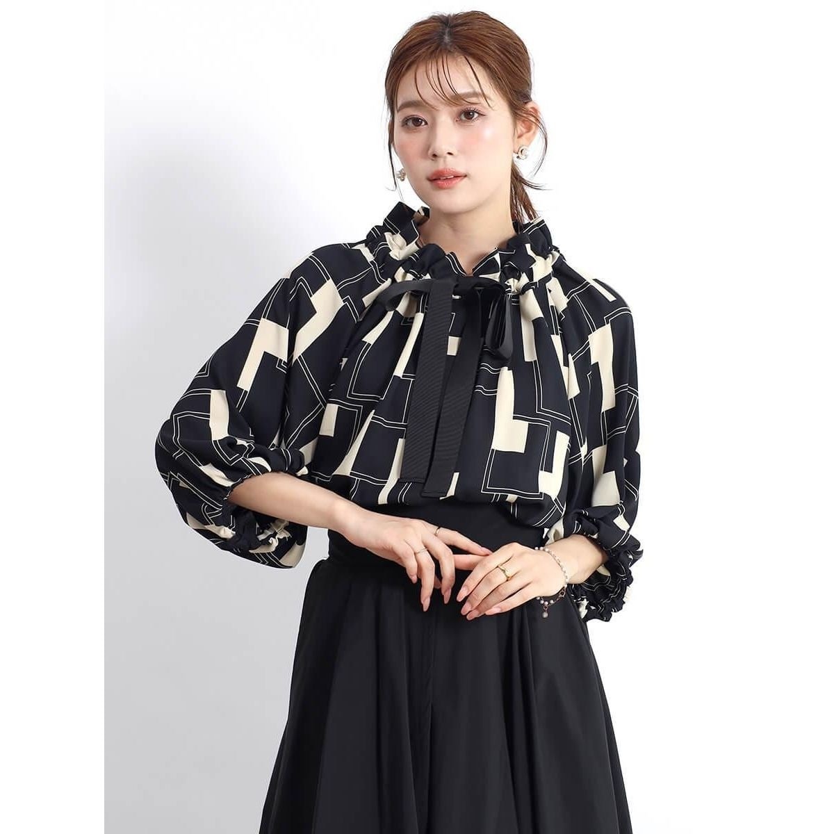 フリルタイレイヤードブラウス | フェンネル(FENNEL) | マルイウェブ