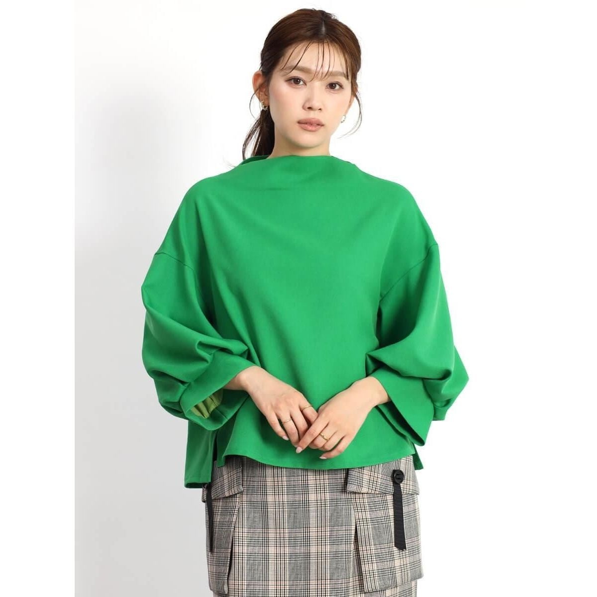 ジオメトリックラッフルタイブラウス | フェンネル(FENNEL) | マルイ