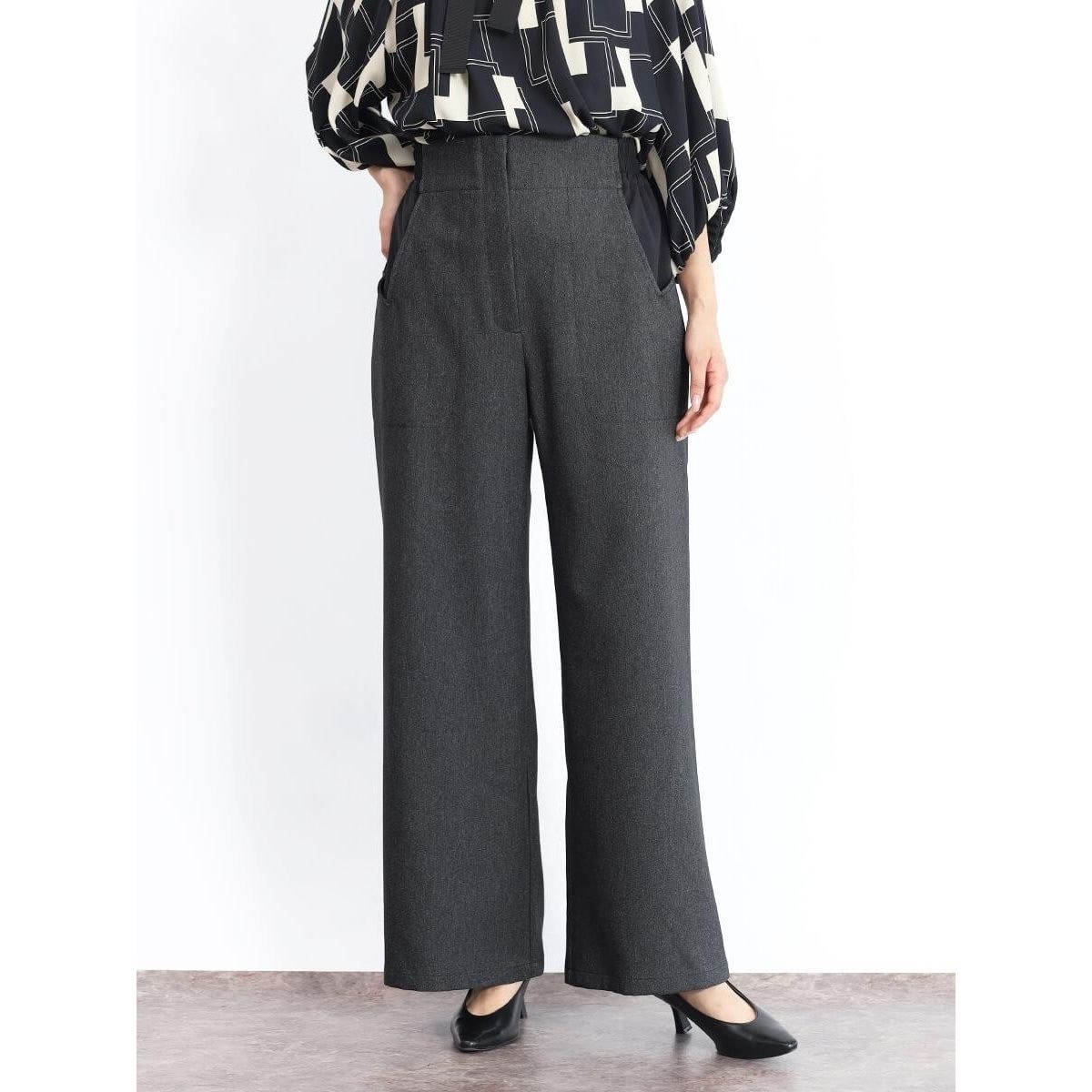 フロントジップワイドパンツ | フェンネル(FENNEL) | マルイウェブチャネル