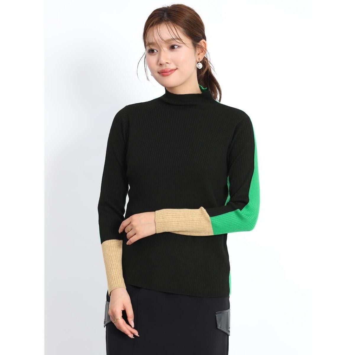 ウール混配色リブニットPO | アーガ(Aga) | マルイウェブチャネル