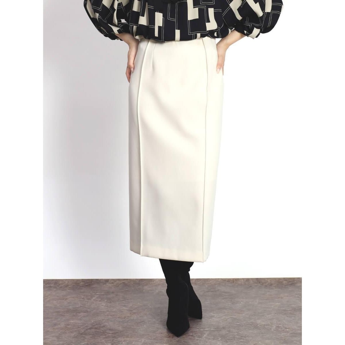 バイカラーチェックフレアスカート | フェンネル(FENNEL) | マルイ