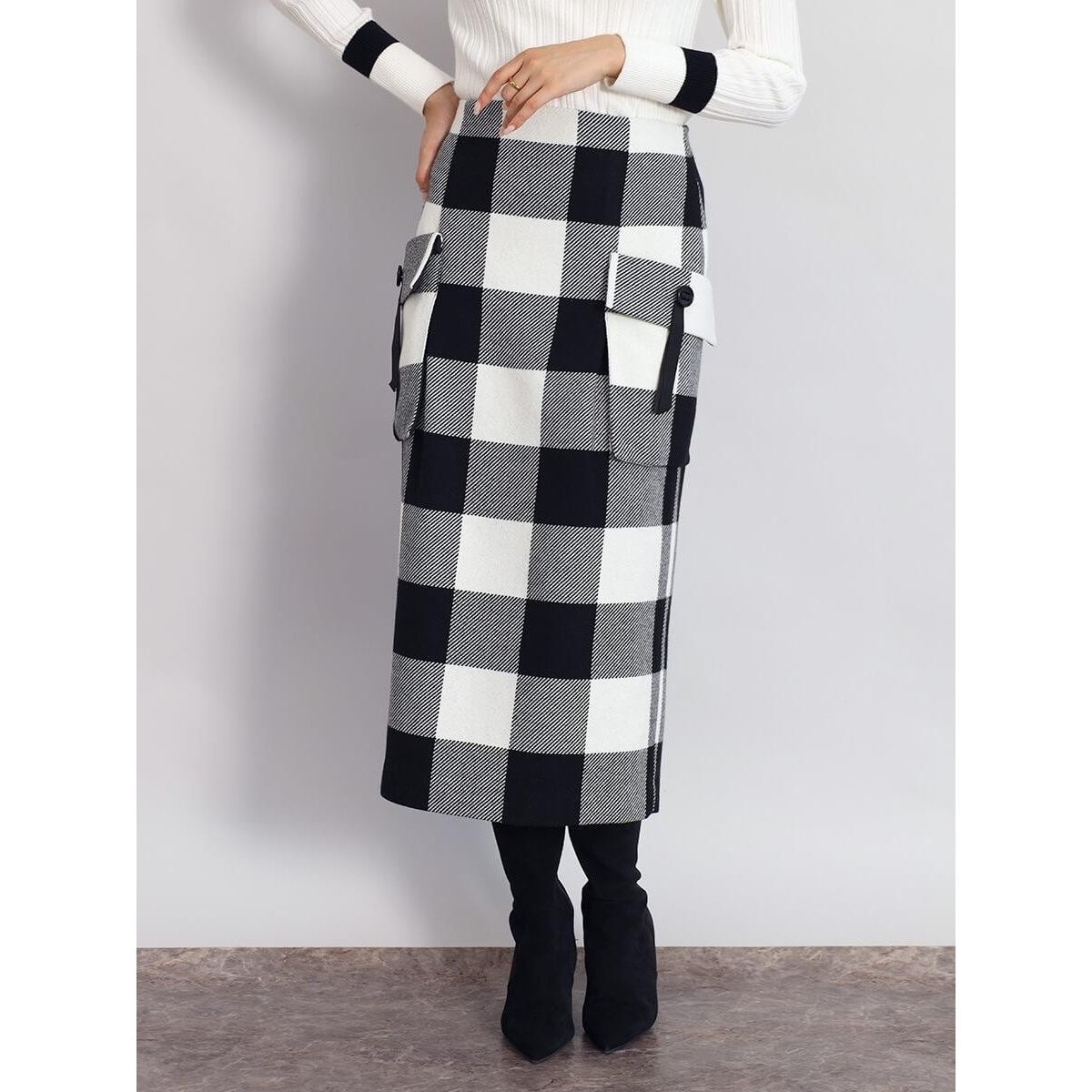 フロントZIPキルティングスカート | フェンネル(FENNEL) | マルイ