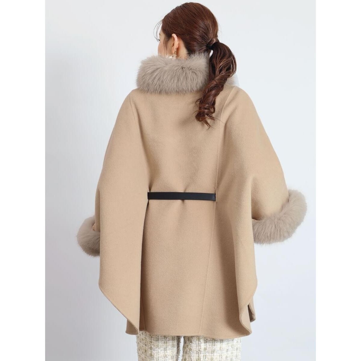 ベルテッドファーポンチョ | フェンネル(FENNEL) | マルイウェブチャネル