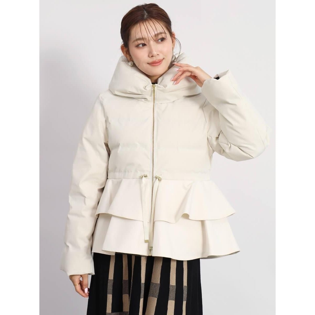 フレアペプラムダウンコート | フェンネル(FENNEL) | マルイウェブチャネル