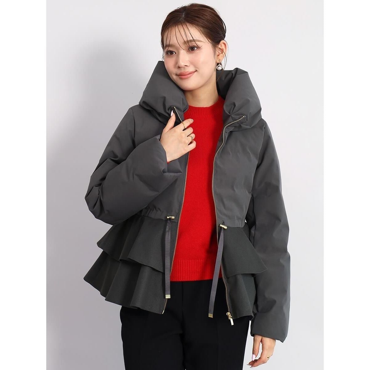 フリルペプラムダウンコート | フェンネル(FENNEL) | マルイウェブチャネル