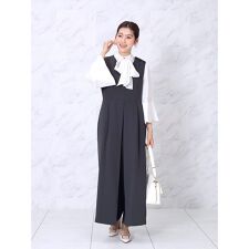 Vネックオールインワン