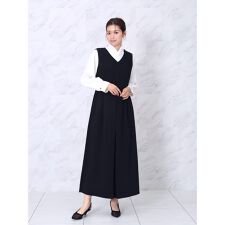 Vネックオールインワン