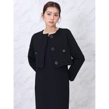 ショート丈ニットカーディガン