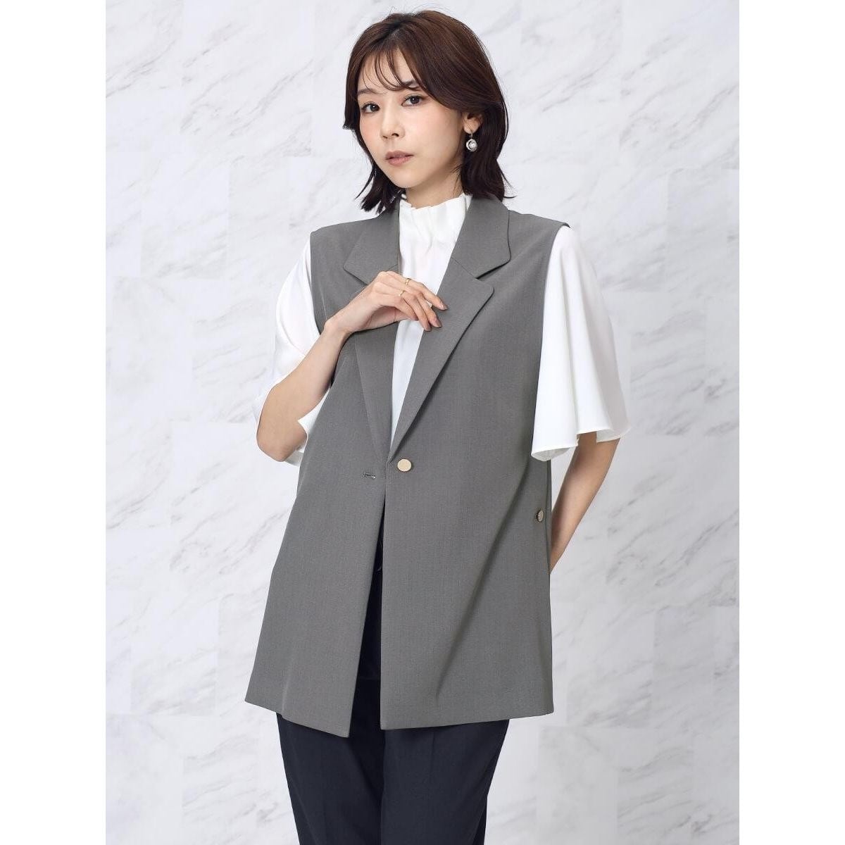 ヤマダヤ ストア(YAMADAYA STORE) レディース ベスト・ジレ (M) の一覧