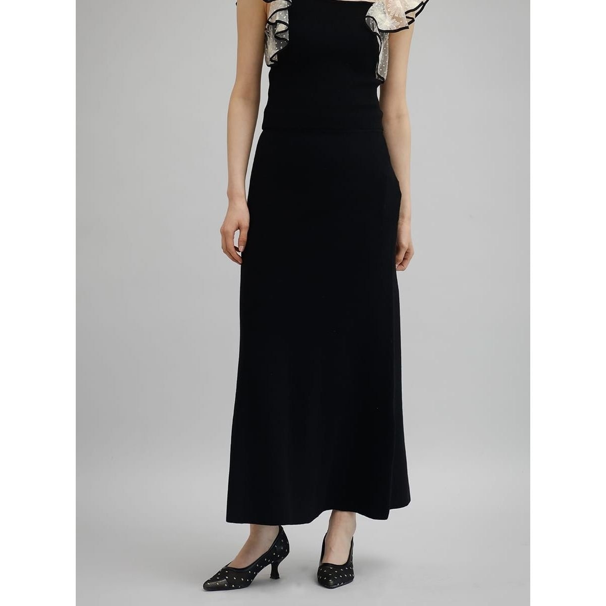 プチローブ（petirobe）/ニットフレアスカート ニットフレアスカート | プチローブ(petirobe) | マルイウェブチャネル