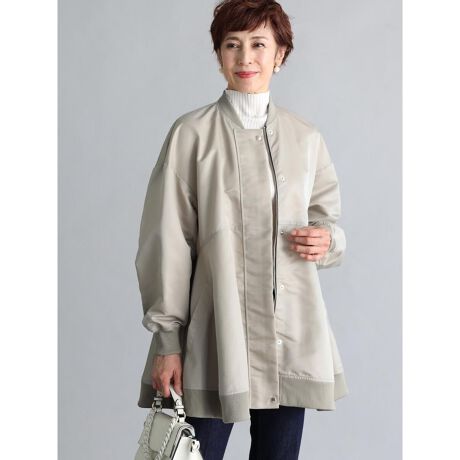 GRANDTABLE(グランターブル) バックギャザーライトコート [洗濯可]（A  