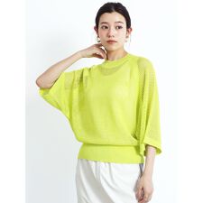 メッシュニットプルオーバー