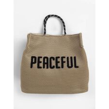 ロゴワッペンメッシュトートバック