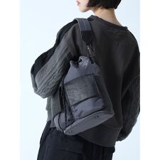 エコレザーポケット巾着バッグ