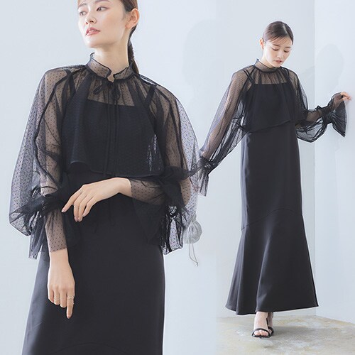 値下げ】RIRIYANO TULLE BOLERO DRESS チュールボレロドレス