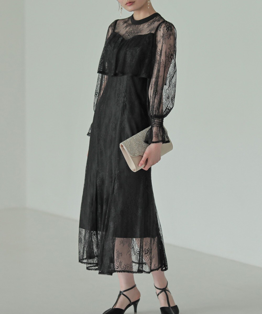 レースコンビマーメイドドレス birei ビレイ（birei）/レースコンビ