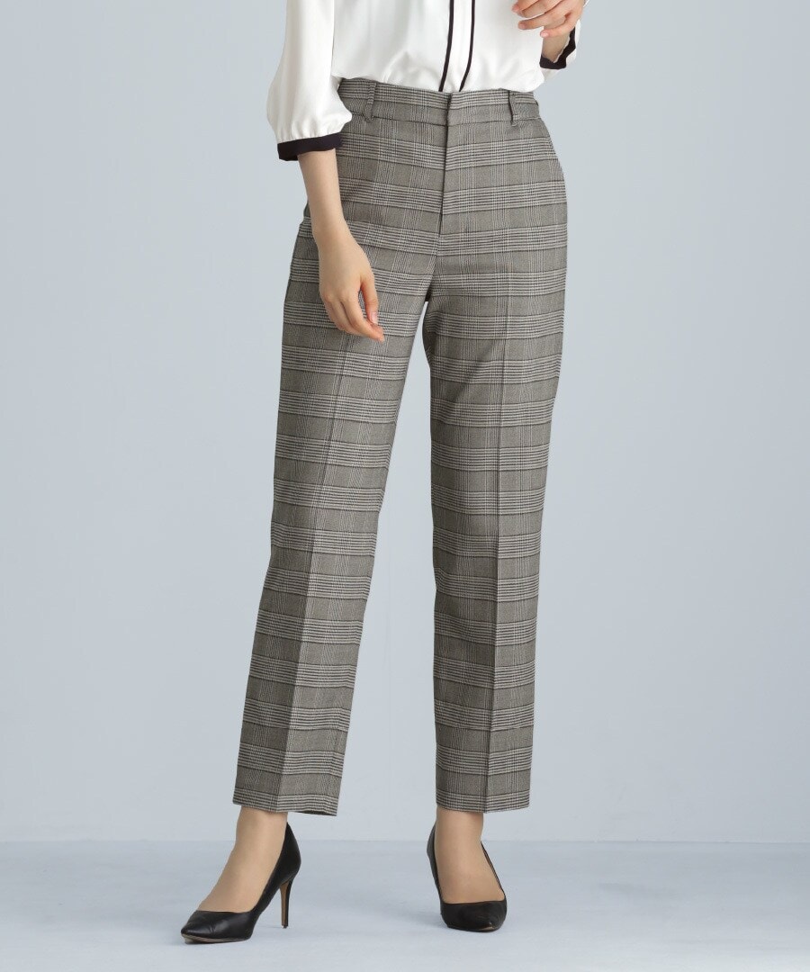 2025SS新作【洗濯機洗い/トールサイズ】ビット付きセミワイドパンツ