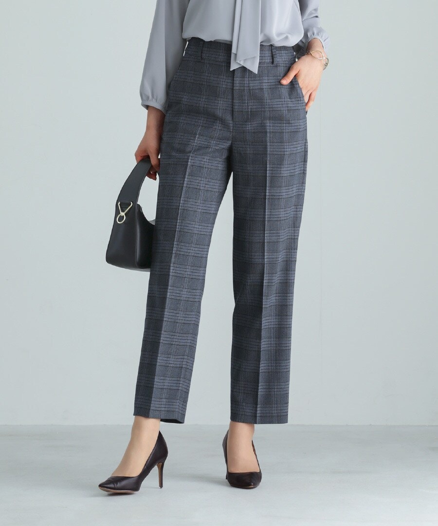 2025SS新作【洗濯機洗い/トールサイズ】パール釦ストレートパンツ