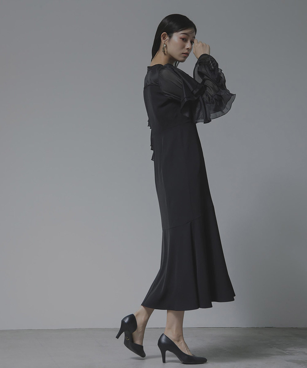 REPLETE/WEB限定】ruffle sleeves DRESS | リプリート(REPLETE